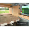 Купить онлайн Линейка мебели VW T5/6 LR TrioStyle декор яблочный комплект без двери на рольставнях