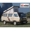 Купить онлайн Подъемная крыша / спальная крыша суперплоская VW T3 - короткая колесная база