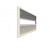 Купить онлайн Duo Плиссированная кассетная шторка Rollo UCS 628x598mm, кремовая