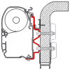 Купить онлайн Адаптер F1/F45i/F45iL Hymer Camp 3,5 м