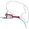 Купить онлайн Адаптер для навесных маркиз Fiamma F65, F65 S и F65 L 2 шт. с 94-6.06 г.в.