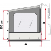 Купить онлайн Side W Pro F45/F65/F80 высота крепления боковой панели 225-280см