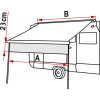 Купить онлайн Солнцезащитный козырек Sun View Shade Volant для F45,F65,F70,F35, Caravanstore