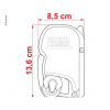 Купить онлайн Маркиза Fiamma F45S 3,75 м Royal Grey, корпус глубокий черный