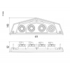 Купить онлайн Фонарь задний правый Hella 12V Caraluna