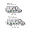 Купить онлайн Вариотехбанк Mercedes Sprinter / VW LT, 3-х местный (комплект без крышки)