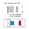 Купить онлайн Бак для воды 80л, Ducato/Boxer/Jumper Bj.94-06