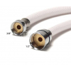 Купить онлайн Душевой шланг белый 1,6 м, 3/8" x 1/2"