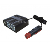 Купить онлайн Монтажная коробка 12V, кабель прикуривателя m. 2xPower- / розетка с двумя USB