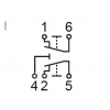 Купить онлайн Коммутационный модуль Кнопка Ansor / 5-контактный, установленный на базовой плате