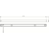 Купить онлайн Светодиодный линейный светильник Carbest 12В 400мм