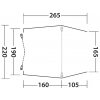 Купить онлайн Отдельностоящая задняя палатка Outwell SANDCREST S для автобусов высотой 155-185см