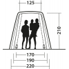 Купить онлайн Отдельностоящая задняя палатка Outwell SANDCREST S для автобусов высотой 155-185см