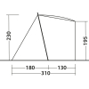 Купить онлайн Отдельностоящая задняя палатка Outwell задняя палатка SANDCREST L для автобуса высотой 175-205 см