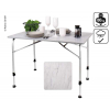 Купить онлайн Стол для кемпинга NAXOS MARBLE 100x68x59 / 72см, благородное дерево, атмосферостойкий