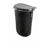 Купить онлайн Мусорный бак Flextrash, 9 л, черный, биоразлагаемый материал