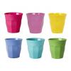 Купить онлайн Набор чашек RICE 6 шт., 300мл H9см Ø9см, 6 цветов