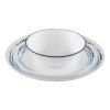 Купить онлайн Набор посуды CORELLE OCEAN BLUES, 12 штук, на 4 персоны, неразборный