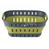 Купить онлайн Корзина для белья около 50л, силиконовая, складная, зелёная