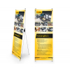 Купить онлайн X-Banner - Мотив: Reimo Campingbox L, французский, размер: 60x180см