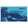 Купить онлайн VW Collection Bulli-Beach Towel Highway светло-синий