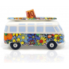 Купить онлайн VW Collection Moneybox Bulli Flower с доской для серфинга, фарфор