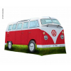 Купить онлайн Палатка кемпинговая VW Collection T1 красная, семейная палатка на 4 персоны
