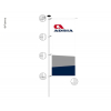 Купить онлайн Флаг ADRIA 1x2,5м 20