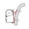 Купить онлайн Тентовый адаптер Fiamma для Hymer S + E-Class (Awning F45i / F45L)