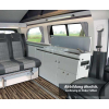 Купить онлайн Линейка мебели в виде готовой детали без технологии для Mercedes Vito LR CityVan - глянцевый антрацит-серебристый