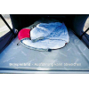 Купить онлайн Спальная кровать на крыше VWT4 kR superfl.front high, светло-серый ламинат