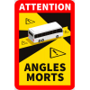 Купить онлайн Предупреждающий знак "Angles Morts" слепая зона самоклеящийся