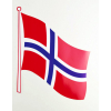 Купить онлайн Наклейки с флагами Норвегия 2 шт., 145 x 125 мм