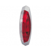 Купить онлайн Габаритный фонарь красный/белый, серая опорная плита справа, 122,2x39,2x28,6 мм