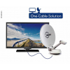 Купить онлайн Caravan TV System CTS 650-22 GPS плоская антенна, включая Alphatronics 22 'TV