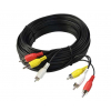 Купить онлайн 3-жильный AV-кабель, 10 м, штекер с обеих сторон