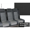 Купить онлайн Спальная скамейка VW T6.1, Trio Style V3000 размер 10 3-х местная, обивка Double Grid 2fb.