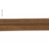 Купить онлайн Бесконечная молния продается на метр в коричневом цвете, ширина 2,5 см.