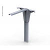 Купить онлайн Ножка стола телескопическая с функцией автоматического открывания, высота 721 мм