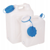 Купить онлайн Канистра для воды с широким горлышком 22 литра, округлой формы, с защитой от ультрафиолета.