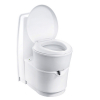 Купить онлайн Кассетный туалет C223-CW, белый, ручной смыв, 18л