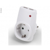 Купить онлайн Разъем Schuko с 2-мя USB-портами для зарядки