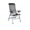 Купить онлайн Кресло для кемпинга Merida 7-позиционное, регулируемое Цвет: серый / серебристый