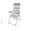 Купить онлайн Туристическое кресло Tortuga 5-позиционное регулируемое. Цвет: бело-сине-красный
