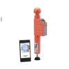 Купить онлайн Carbest STB 150 - цифровые вертикальные весы с Bluetooth - оранжевый