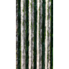 Купить онлайн Штора флисовая 56x185 серый/тёмно-зелёный/белый