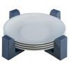Купить онлайн Purvario тарелка/прихватка для кастрюль, тарелок, мисок - набор из 2 шт.