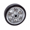 Купить онлайн Ходовое колесо 200x50 сплошная резина сталь