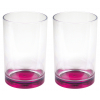 Купить онлайн Пластиковые стаканы Camp4 с цветным дном - черника