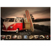 Купить онлайн 20 макси-постеров VW Collection: VW Bus Surfboard